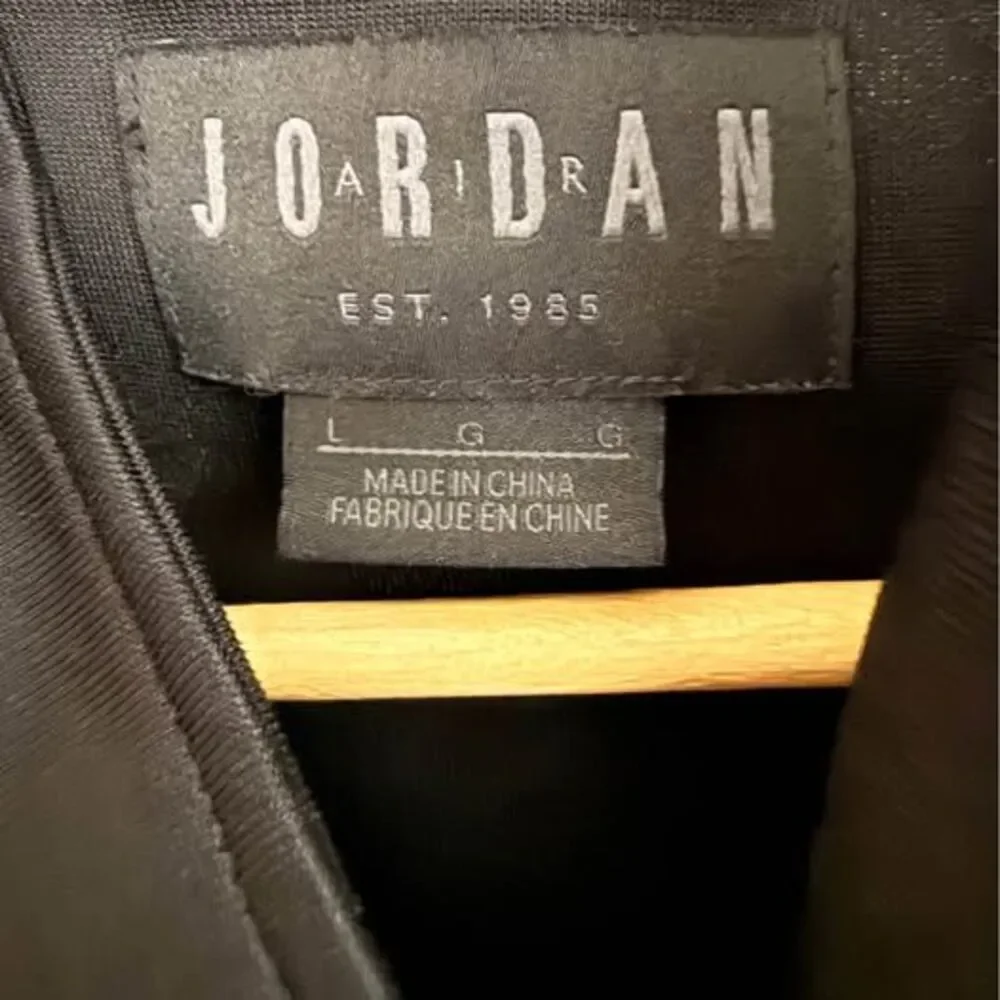 Nike Air Jordan Jumpman basketball zip up hoodie Tricot tracksuit black